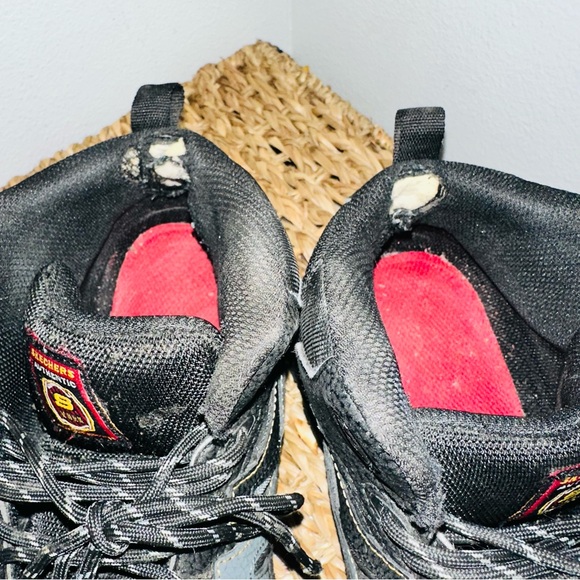 Skechers Holdredge Rebem Steel Toe EH Work Boots Men's 9.5 W Black/Charcoal - Picture 10 of 12